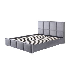 Hotel 0.355m3 Upholstered Platform Bed With Storage