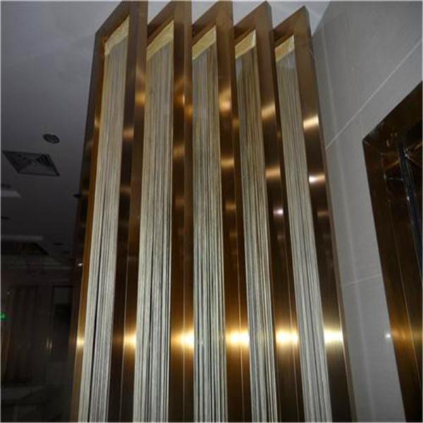 Mirror Finish Matt Stainless Steel Tile Trim 201 304 316 for wall ceiling furniture decoration