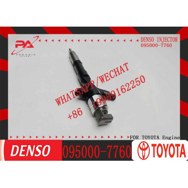 diesel common rail injectors 23670-30300 095000-7760 for Toyota Hiace 2KD-FTV2KD-FTV