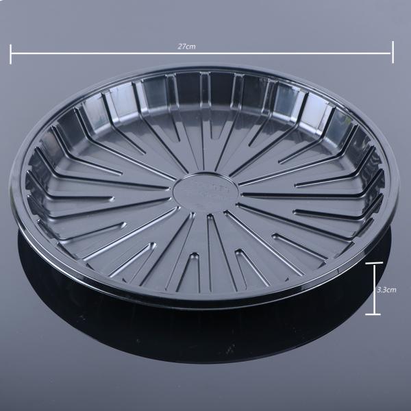 Round 27*3.3cm Disposable Plastic Blister Tray With Lid
