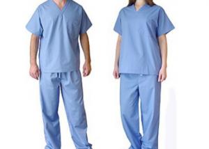 Quality Scrubs Medical Uniforms Medical Clothing Waterproof Lab Coat Unisex Design for sale