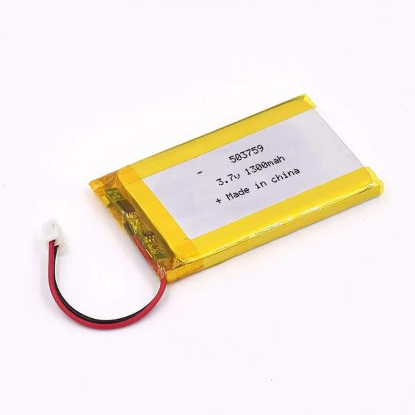 503759 3.7v 1200mah Lithium Polymer Battery Pack High Capacity