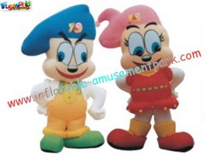 China Inflatable Moving Cartoon rip-stop nylon material for festival, advertising on sale