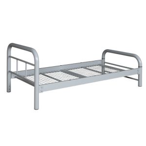 Powder Coating Surface L1900*W900 Metal Single Bed