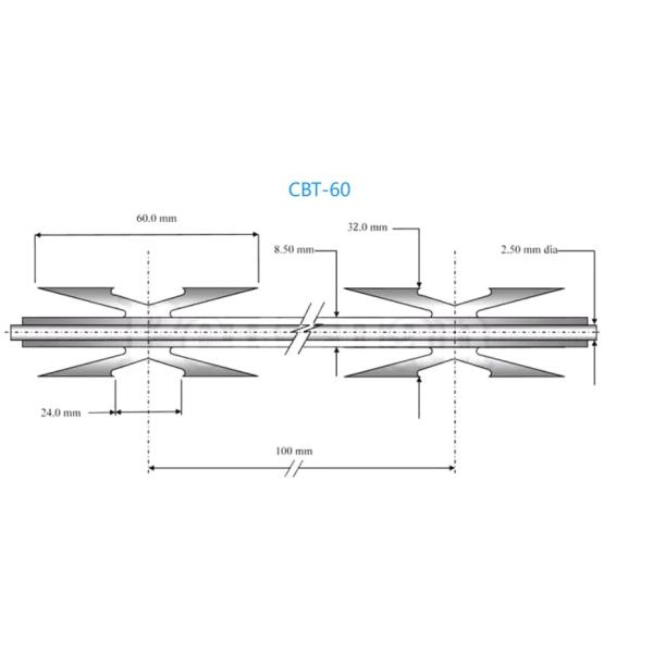 Low Prices Prison Mesh Fence Razor Barbed Tape Hot Dipped Galvanized Cbt65 Bto30 Bto-22