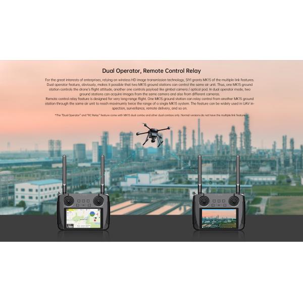 SIYI MK15 Mini HD Handheld Enterprise Smart Controller With 5.5 Inch LCD Touchscreen Full HD FPV For UAV UGV USV