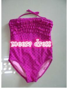 2016 sexy kids swimsuit for girls sling one piece swimwear print baby bikini swimsuit