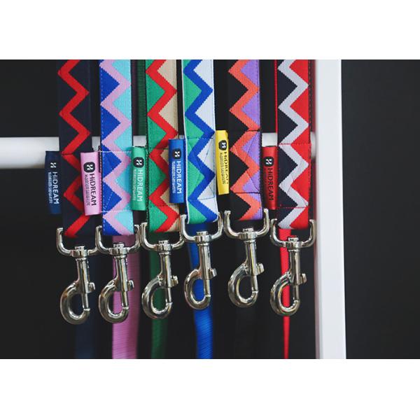 8m 8 Ft 6 Foot Christmas Dog Leash Set With Traffic Handle Elastic Pleated Printed