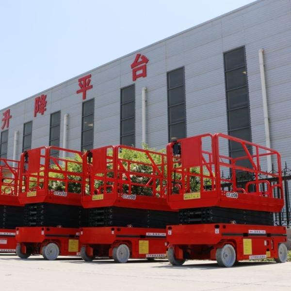 10m Electric Platform Lift Gtjz10 Aerial Working Platform For Building