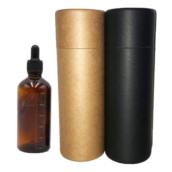 Craft Paper H150mm 90mm Dia Cosmetic Paper Tube Packaging