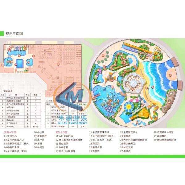 Candy Theme Water Park Playground Colorful Design For Kids Adults