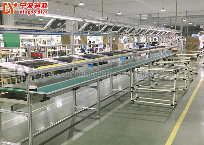 Quality Parallel Conveyor Belt Line Assembly Line Roller Conveyors For Workshop Material Transfer for sale