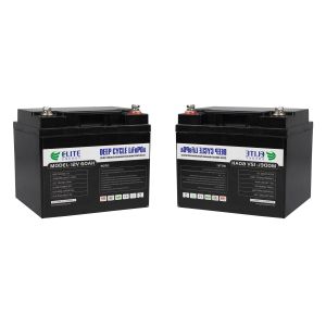 Waterproof IP54 12V 60Ah Lithium Phosphate Rechargeable Battery