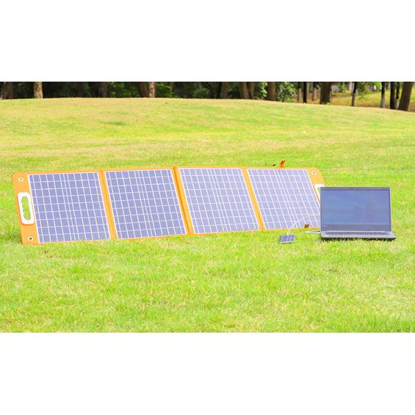 100W Folding Solar Panel , Monocrystalline Photovoltaic Solar Panel