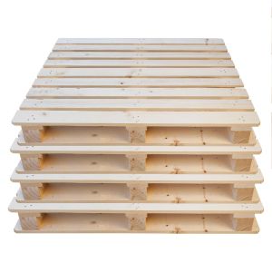 Hardwood Non Fumigated Pallets Single Face Four Way Pallet ISO9001