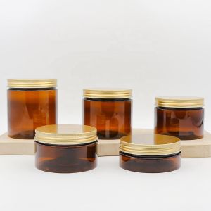 Quality Shatterproof Recyclable PET Plastic Jar 500ml Wide Mouth PET Jars for sale