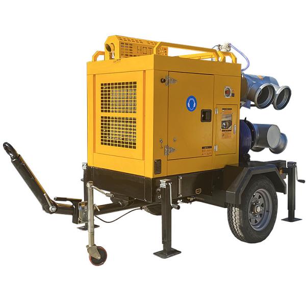Mobile Water Pump Agricultural Irrigation Self Priming Pump Diesel Engine Water Pump
