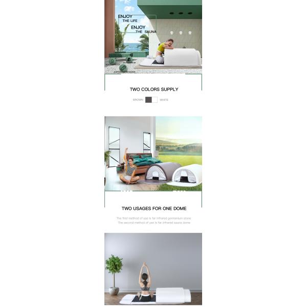 2025 Best Price Slimming Energy Stones Sauna Dome with Three Heating Zone for Blood Circulation and Pain Relief