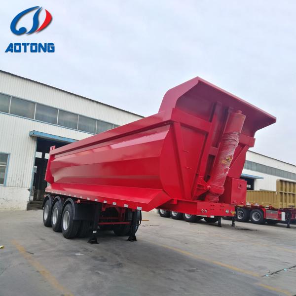 Hydraulic Ladder 4 Axle Lowboy Trailer with 80 Ton 100 Ton Capacity and Durable Design
