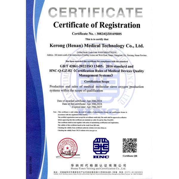 CE Certified Medical Modular Oxygen Gas Generators For Hospital