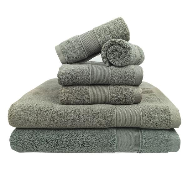 Solid Color Bath Towel Soft Eco-Friendly and Customized Hand Towel in 7 Vibrant Shades