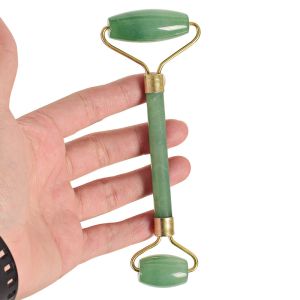 Quality Green Aventurine Double Jade Roller for sale