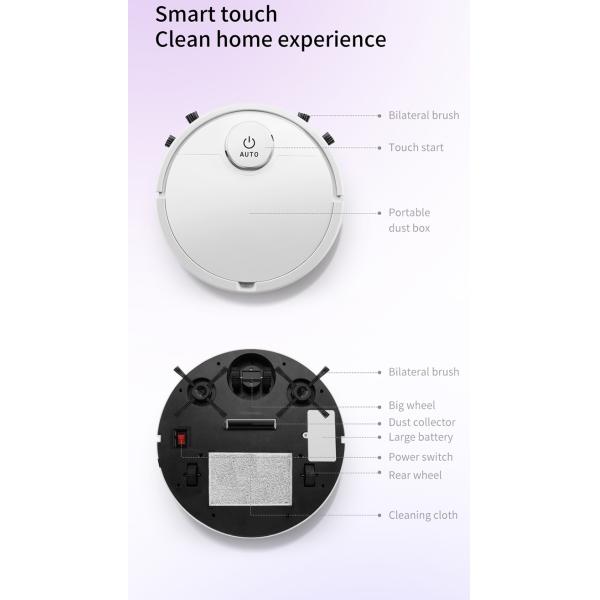 1499Pa Gyroscope Smart Sweeping Machine Intelligent Home Appliances