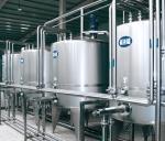Automatic Control Milk Processing Line , Complete Flavored Milk Production Line