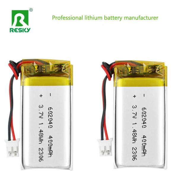 Lithium Polymer Battery Cell 602040 400mAh 450mAh 3.7V 1.48wh Power Lipo Li-Polymer Battery