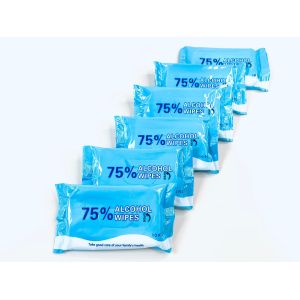 China Travel Pack 14*18cm 41GSM Antibacterial Wet Wipes on sale
