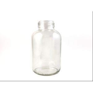 Quality Flint Boston Round Glass Bottles 375ml Boston Round Dropper Bottles for sale