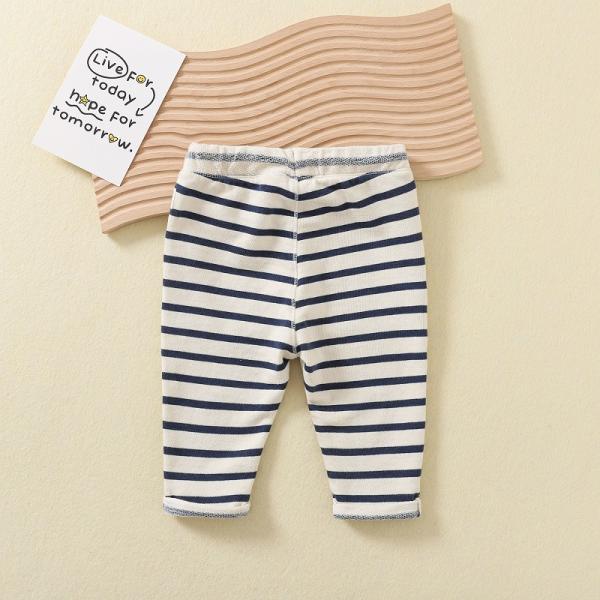 wholesale Baby Cotton Footed Pants Sets Casual Newborn Toddler Knitted Leggings Newborn Baby Cotton Ribbed Pants