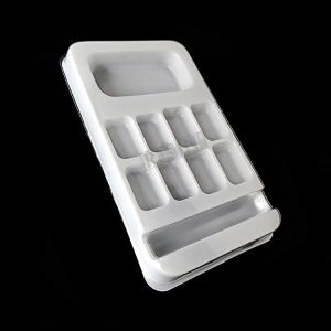 Cosmetic 5 Pairs Fake Nail Packaging Customizable With Transparent Lid