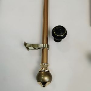 China Zinc Alloy 0.35mm 10mm Adjustable Curtain Rod on sale
