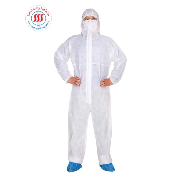 SMS PPE S To 3Xl Type 5 6 Disposable Coveralls Cat III CE Work Wear Uniforms