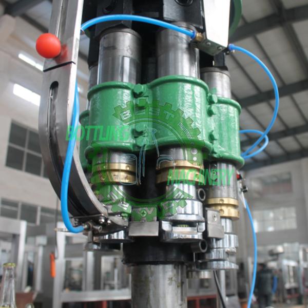Three In One Crown Cap Beer Glass Bottling Machine