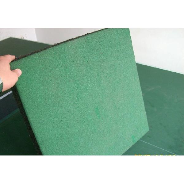 30mm 35mm Outdoor Playground Mats High Density Rubber Tile Flooring