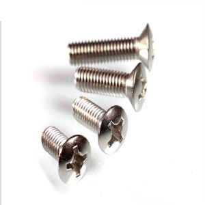 Custom Socket Stainless Steel Flat Head Screws Different Thread Pitch