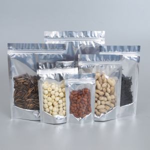 Transparent 30cm Stand Up Packaging Pouches