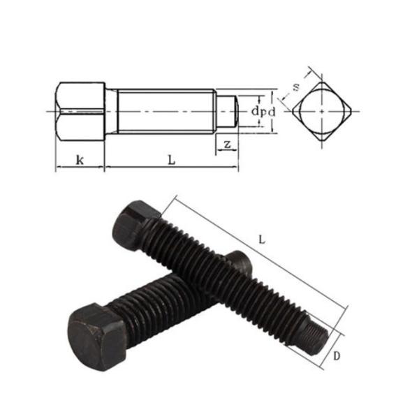 DIN479 GB85 JIS Carbon Steel DIN479 Square Head Bolts With Short Dog Point Square Head Bolts With Short Dog Point