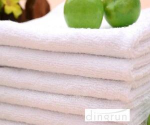 China Compact Pure White Hand Towels For Hotel , Soft Touch Hand Wash Cloth Fast Drying on sale
