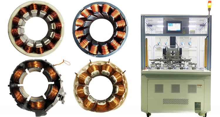 12 Axes Full Servo BLDC Servo Motor Stator Winding Machine for and Main Blade