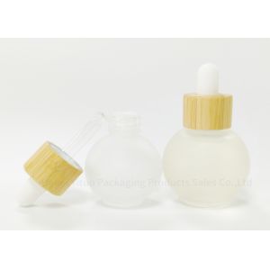 Quality Glass Dropper Frosted Essential Oil Bottles 30ml 20ml Round Small for sale