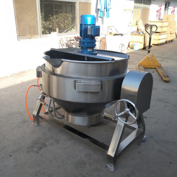 Electric Stirring Jacketed Kettles Automatic Cook Mixer Machine Juice Chicken Sweeping Jacket Kettle Cooker Curry Popcorn