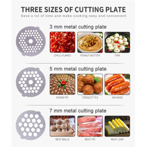 Kitchen Commercial Meat Grinder Heavy Duty Electric Meat Chopper