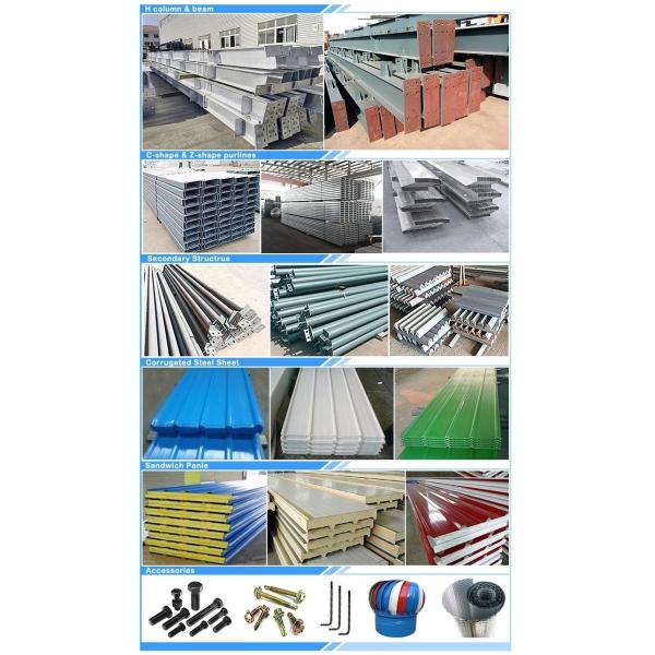Prefabricated Building H Section Steel Structure Workshop