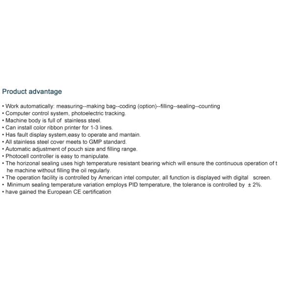 Sachet packaging machinery Automatic Vertical packing machinery Powder packaging machinery