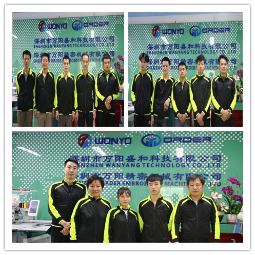 6 Head Computerized Same Feiya Embroidery Machine Price for Tshirt Hat Flat Embroidery