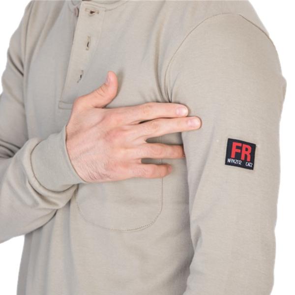 CFR Work Shirt Flame Resistant FRC T Shirt NFPA2112 CAT2 Certified