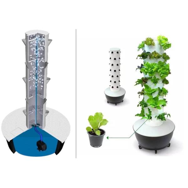 6p10 Hydroponics System Vertical Garden Tower indoor vegetable Garden towergarden aeroponics system